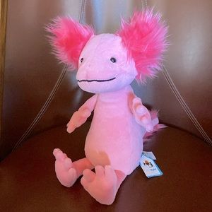 JellyCat Alice Axolotl Stuffed Animal NWT